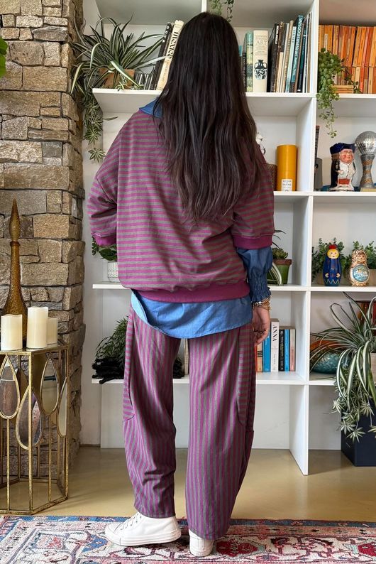 Sunday Morning Relaxed Sweatshirt Fig & Olive